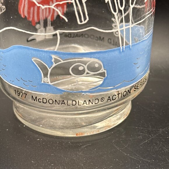 2 VTG McDonalds Issue 1977  McDonaldland Ronald + Hambuglar collector’s glasses - Picture 3 of 5